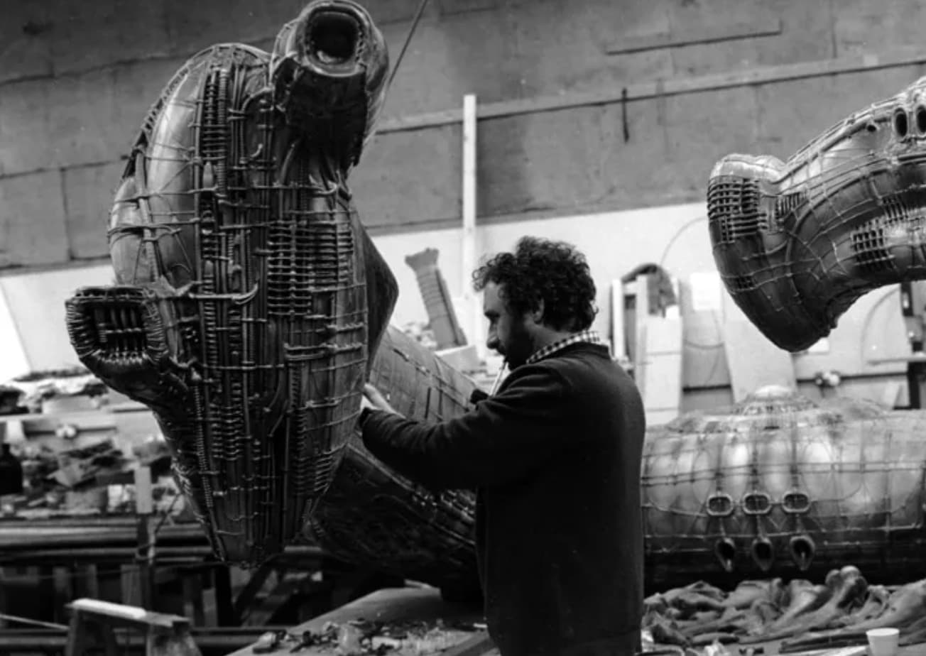 alien behind the scenes photos 1979 sets